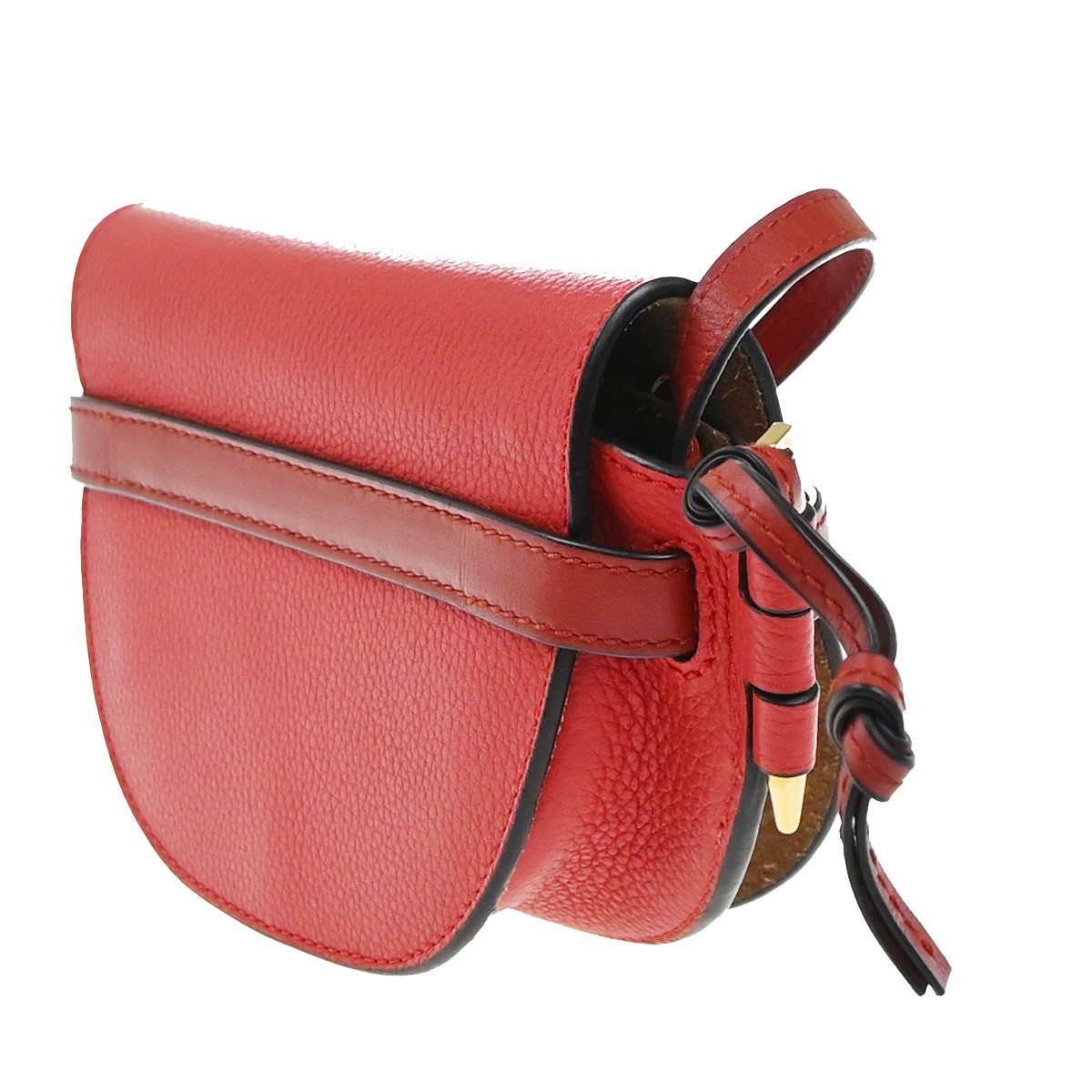 Loewe Loewe Gate Shoulder Bag Leather Small Rood