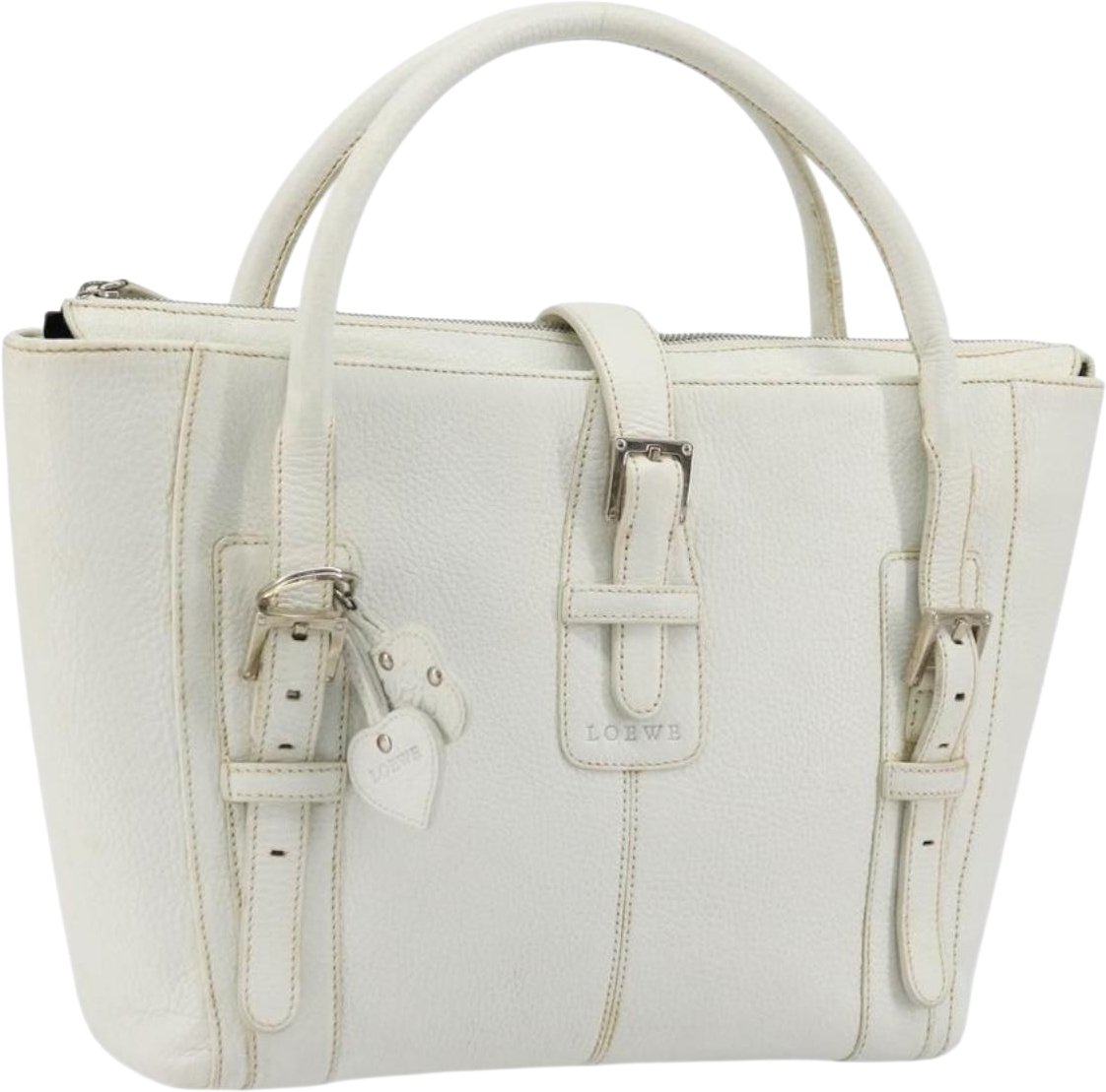 Loewe Senda Leather Wit