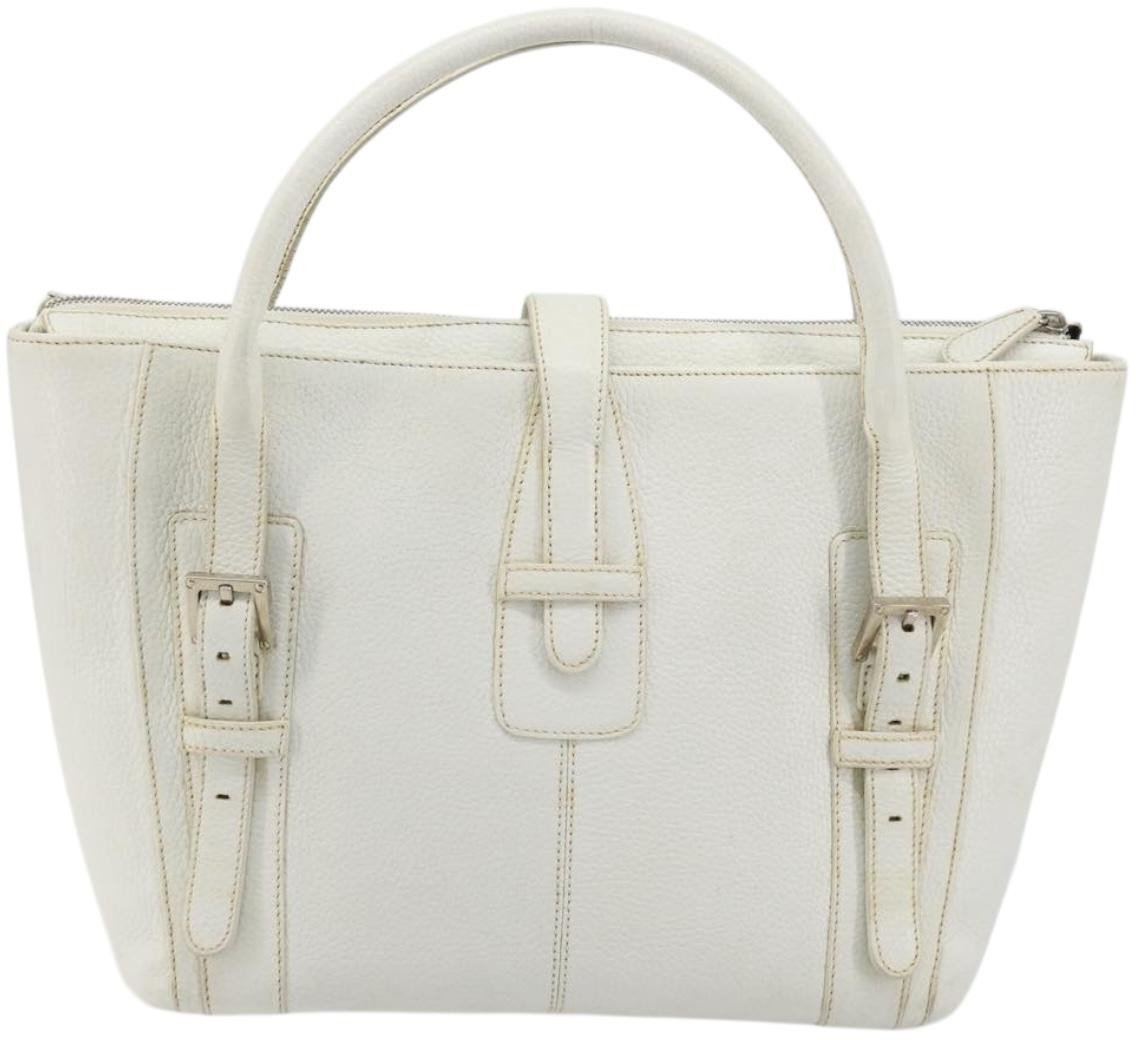 Loewe Senda Leather Wit