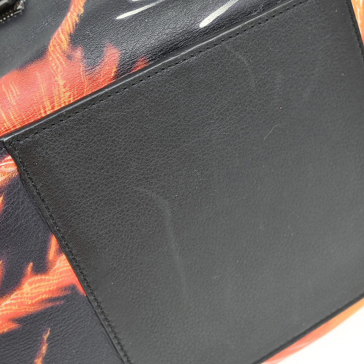 Loewe Hammock Printed Leather Medium Zwart