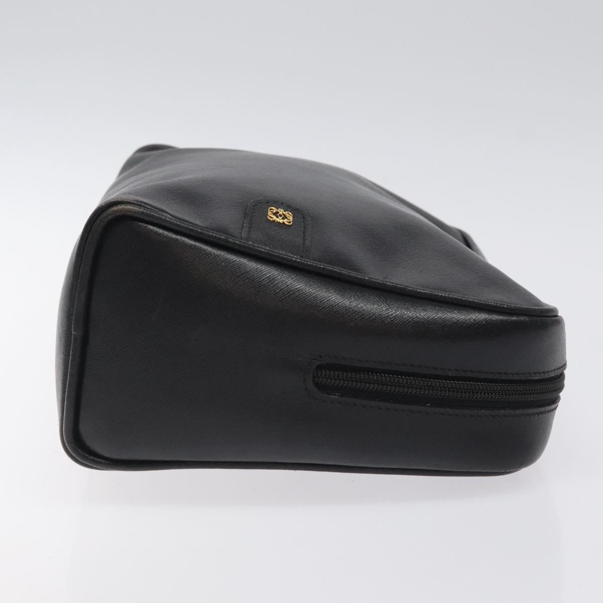 Loewe Anagram Clutch Bag Leather Zwart