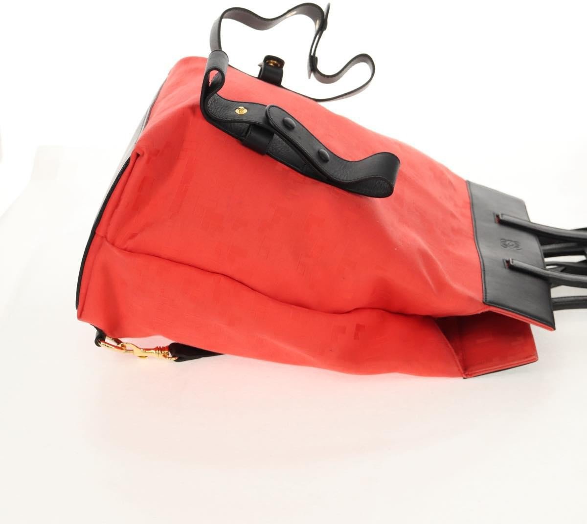 Loewe Loewe Anagram Backpack Canvas Zwart