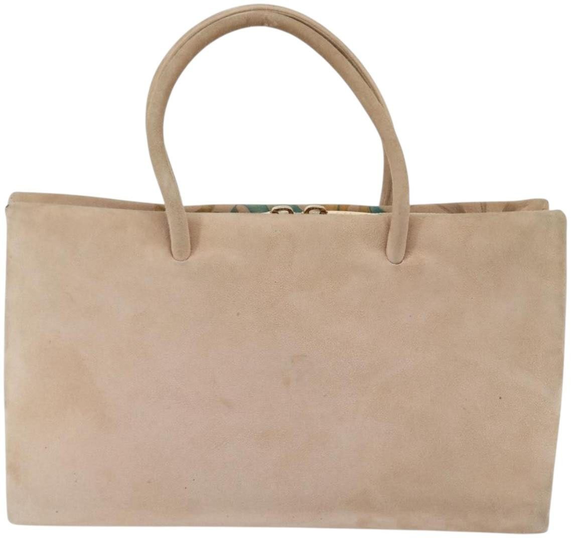 Loewe Loewe Vintage Handbag Suede Beige