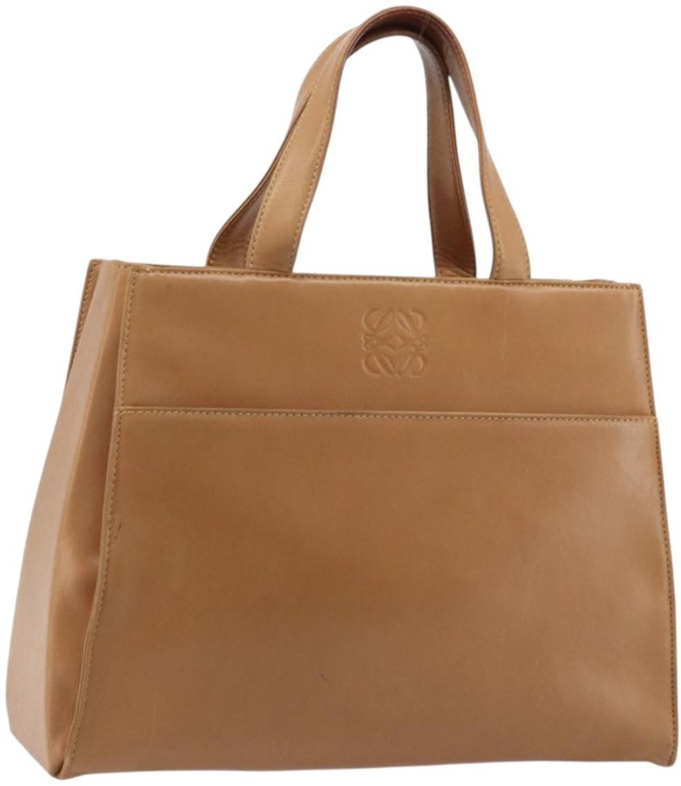 Loewe Loewe Anagram handbag Leather Bruin
