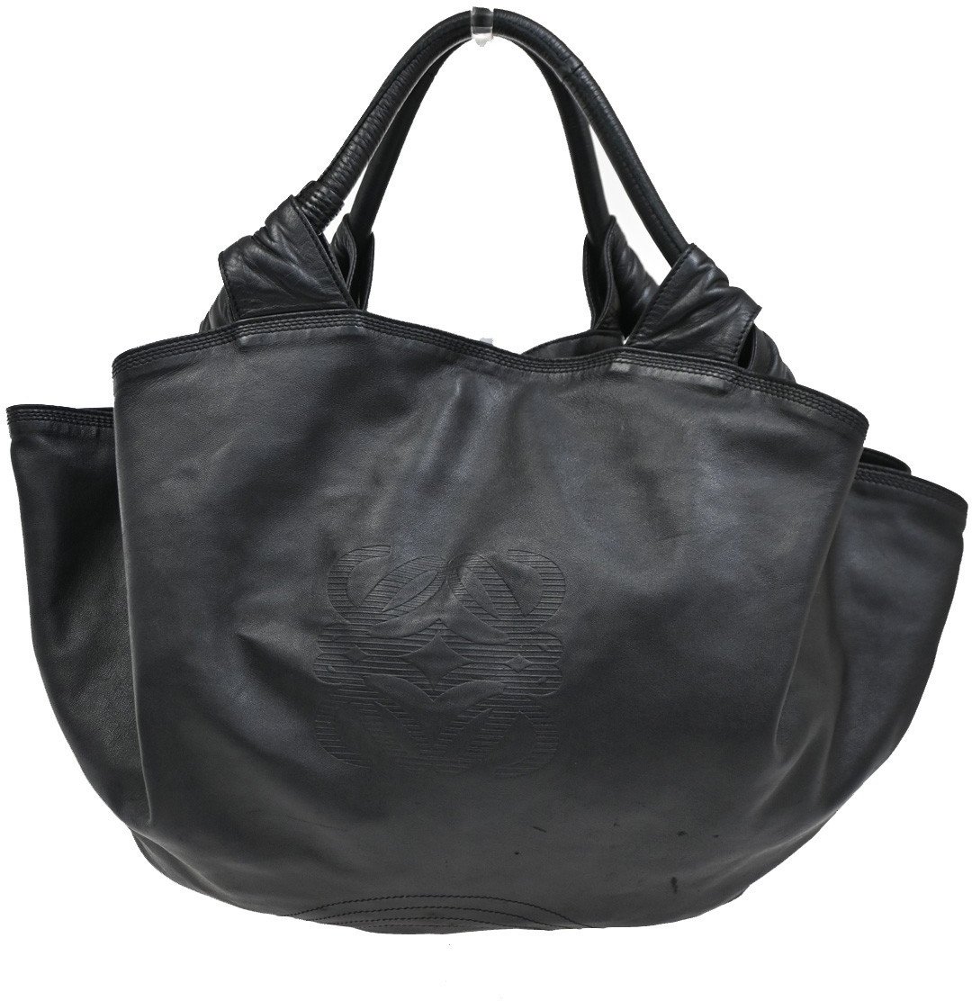 Loewe Loewe Anagram handbag Leather Zwart