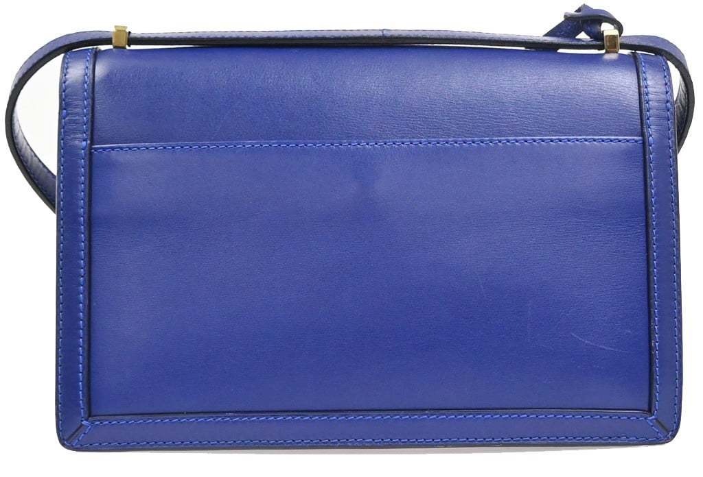 Loewe Loewe Barcelona Shoulder Bag Leather Small Blauw