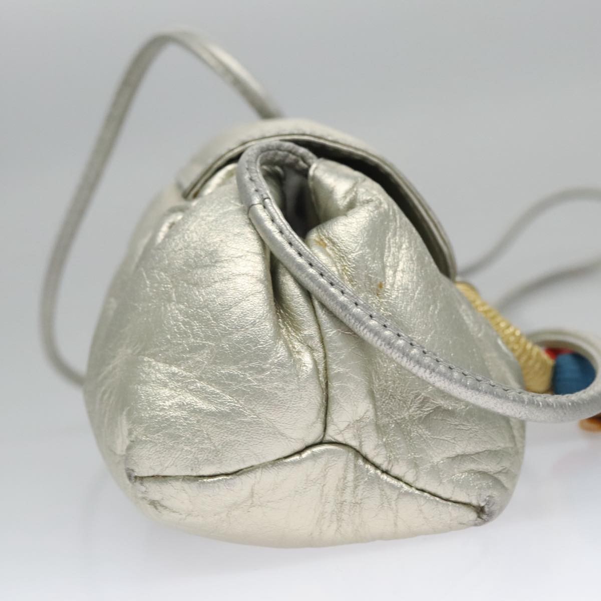 Loewe Loewe Vintage Crossbody Leather Zilver