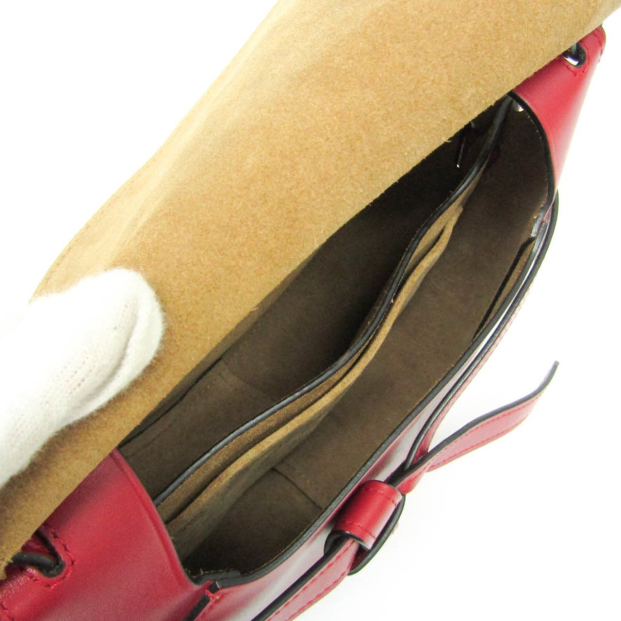 Loewe Metal Gate Leather Small Rood