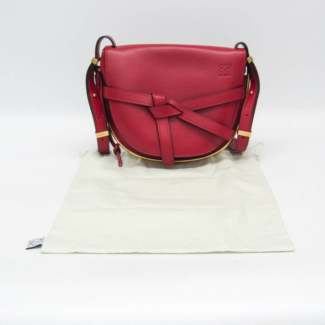 Loewe Metal Gate Leather Small Rood