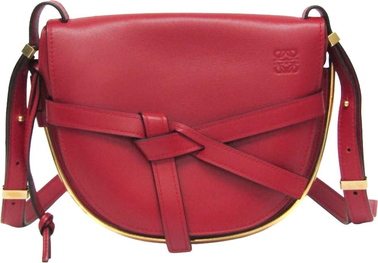 Loewe Metal Gate Leather Small Rood