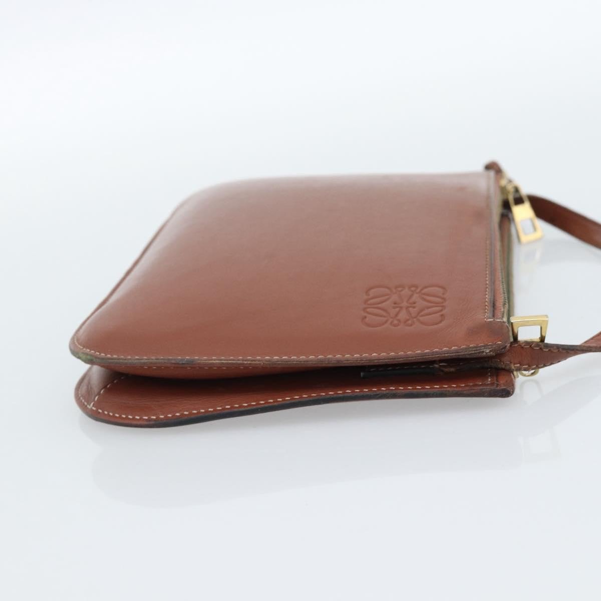 Loewe Gate Double Zip Crossbody Bag Leather Small Bruin
