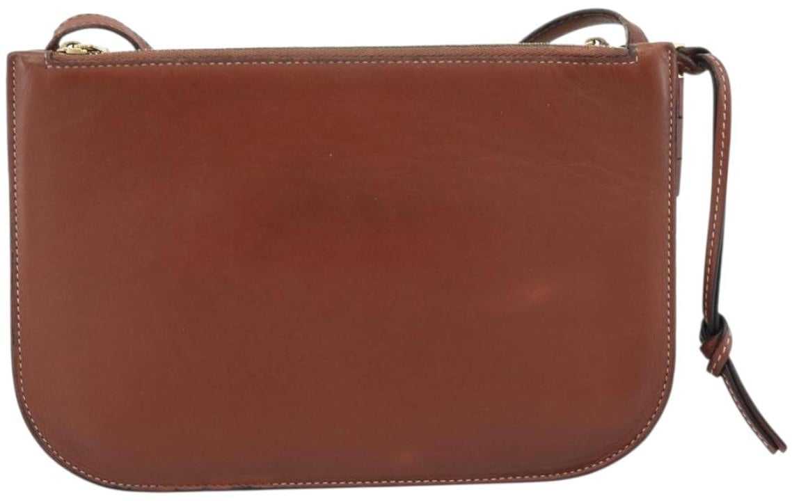 Loewe Gate Double Zip Crossbody Bag Leather Small Bruin