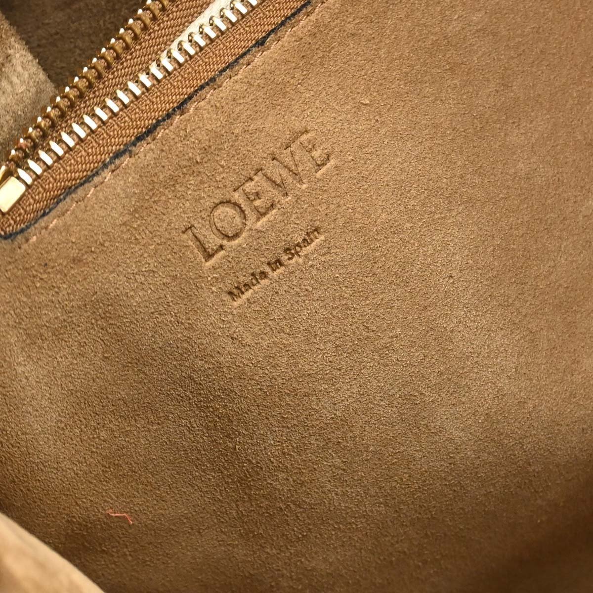 Loewe Gate Tote Leather Medium Zwart