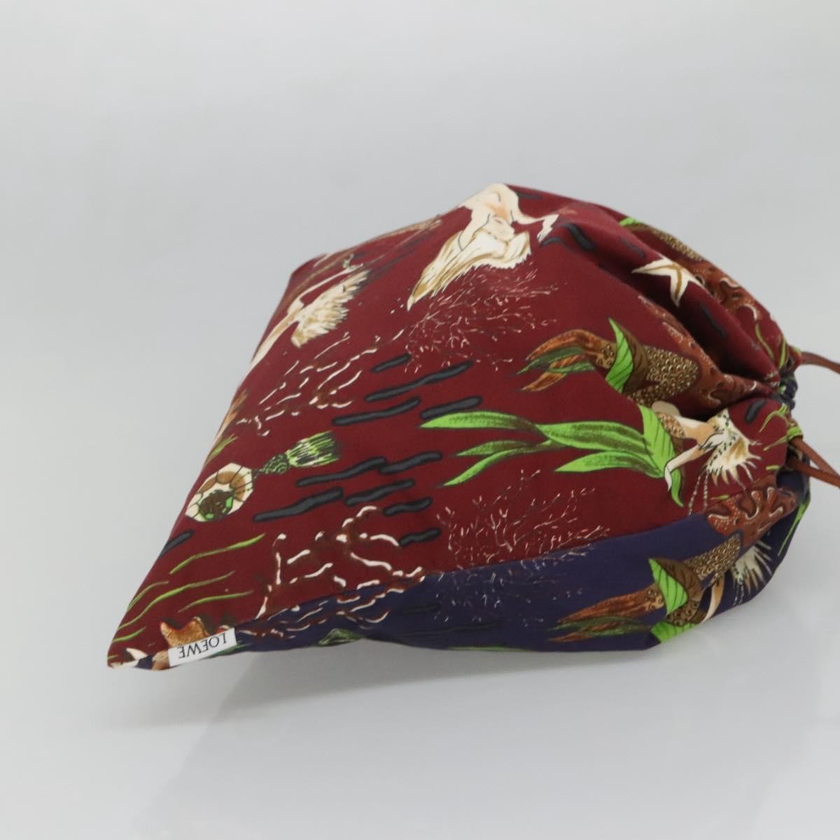 Loewe Loewe Paula Drawstring Pouch Printed Canvas Small Divers