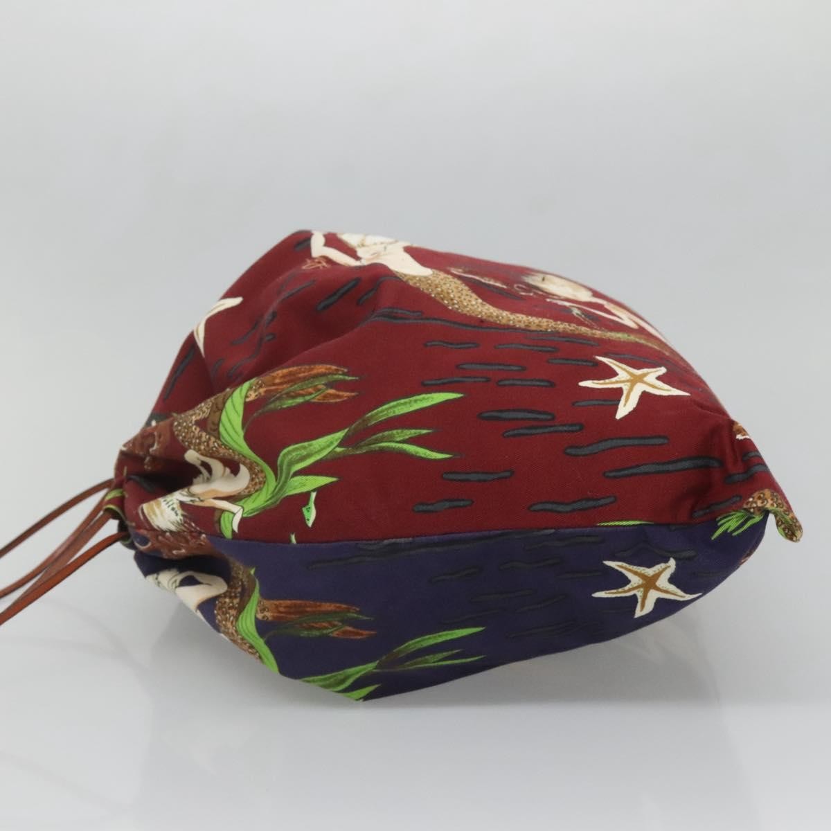 Loewe Loewe Paula Drawstring Pouch Printed Canvas Small Divers