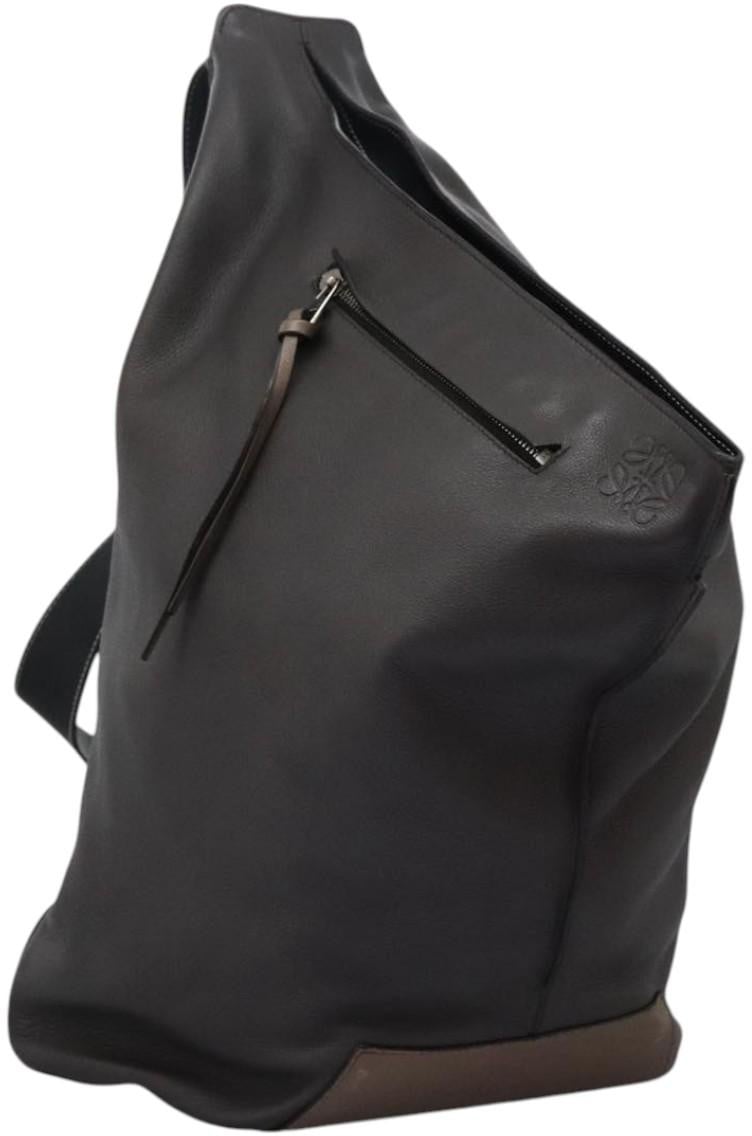 Loewe Loewe Anton Sling Bag Leather Medium Grijs
