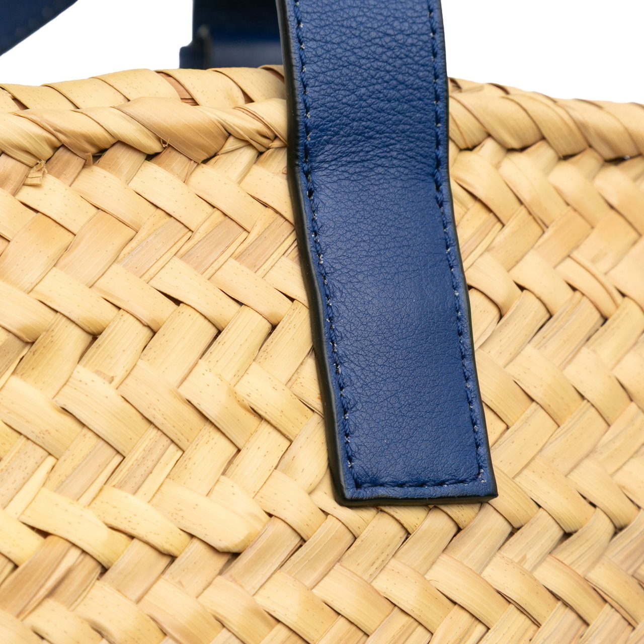 Loewe Small Raffia Basket Tote Bruin