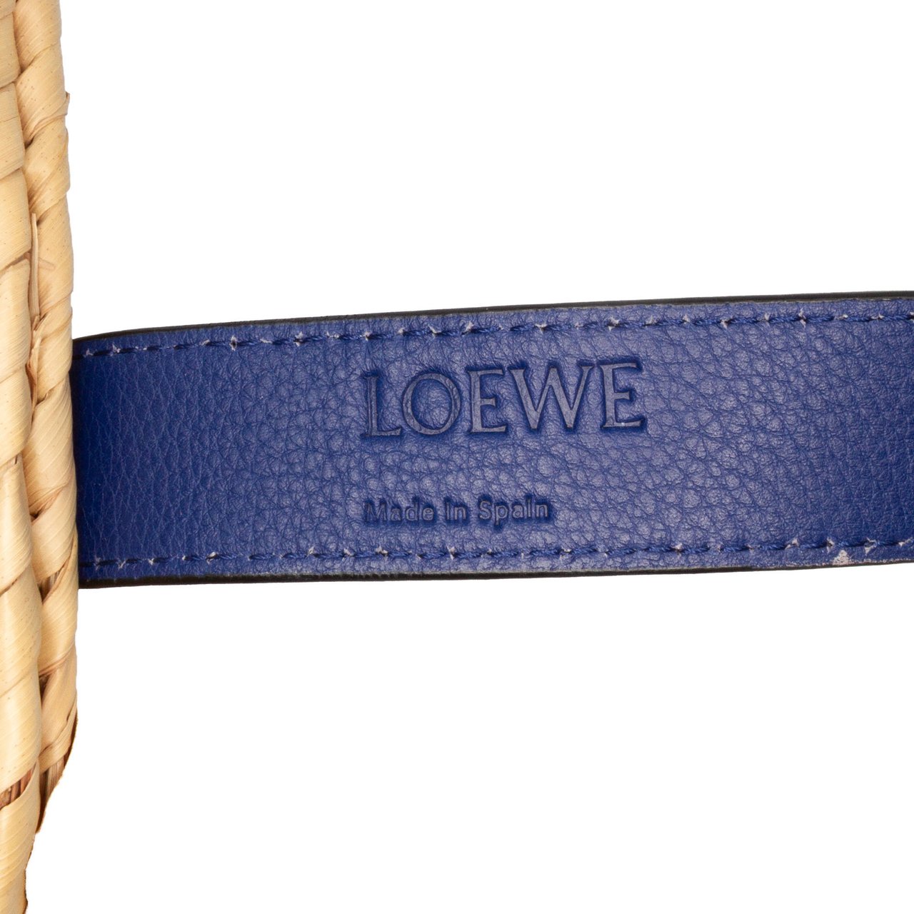 Loewe Small Raffia Basket Tote Bruin