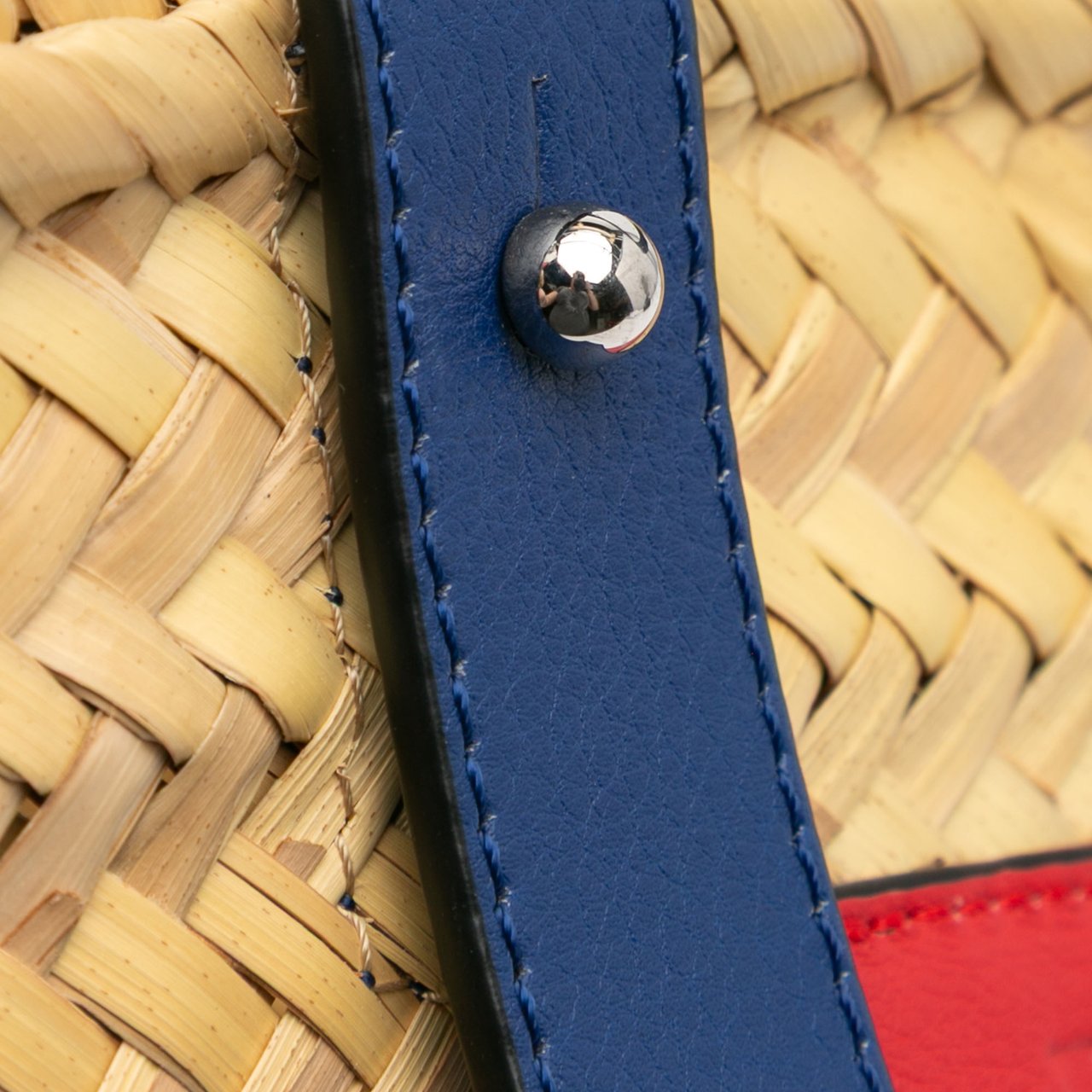 Loewe Small Raffia Basket Tote Bruin