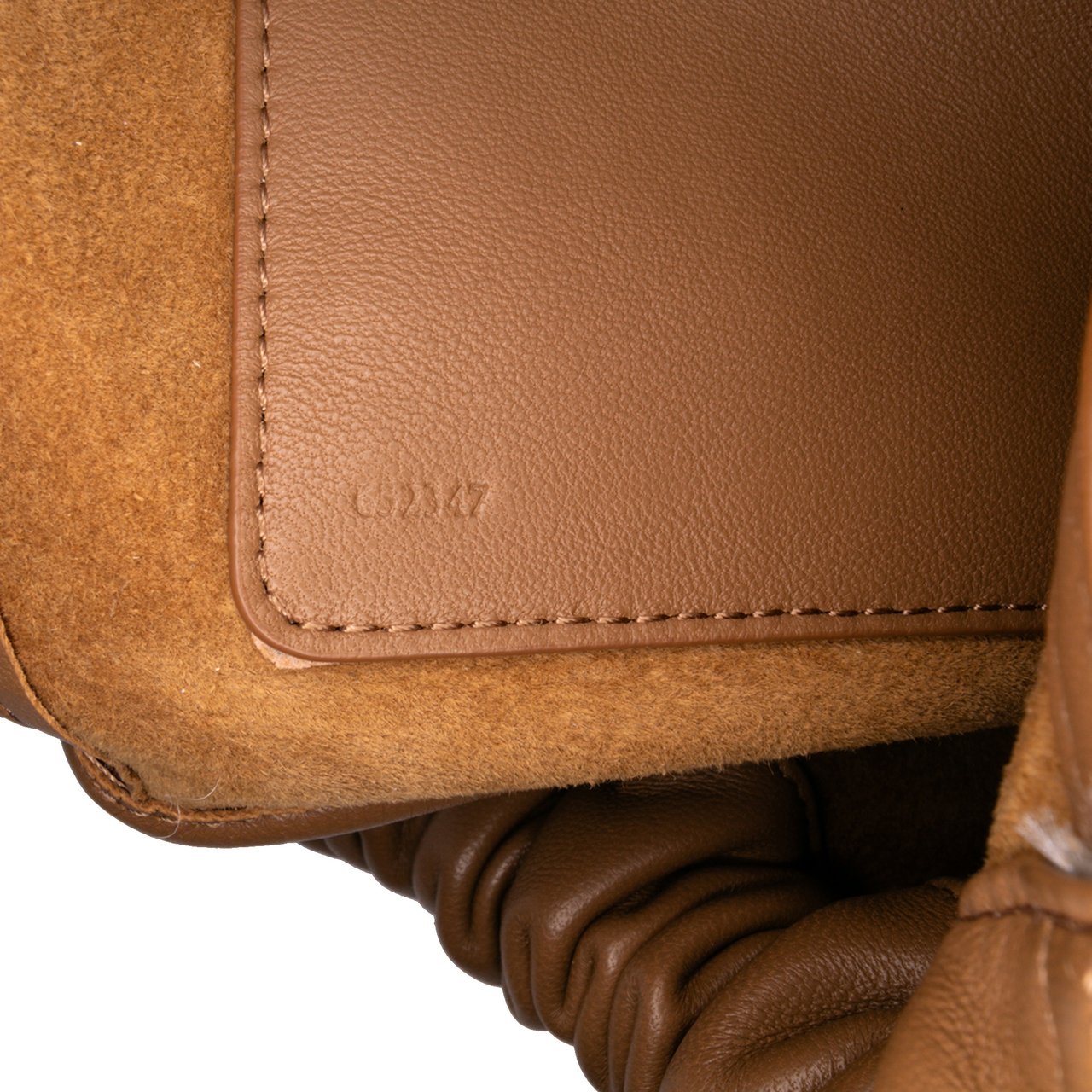 Loewe Small Mellow Nappa Lambskin Squeeze Bag Bruin