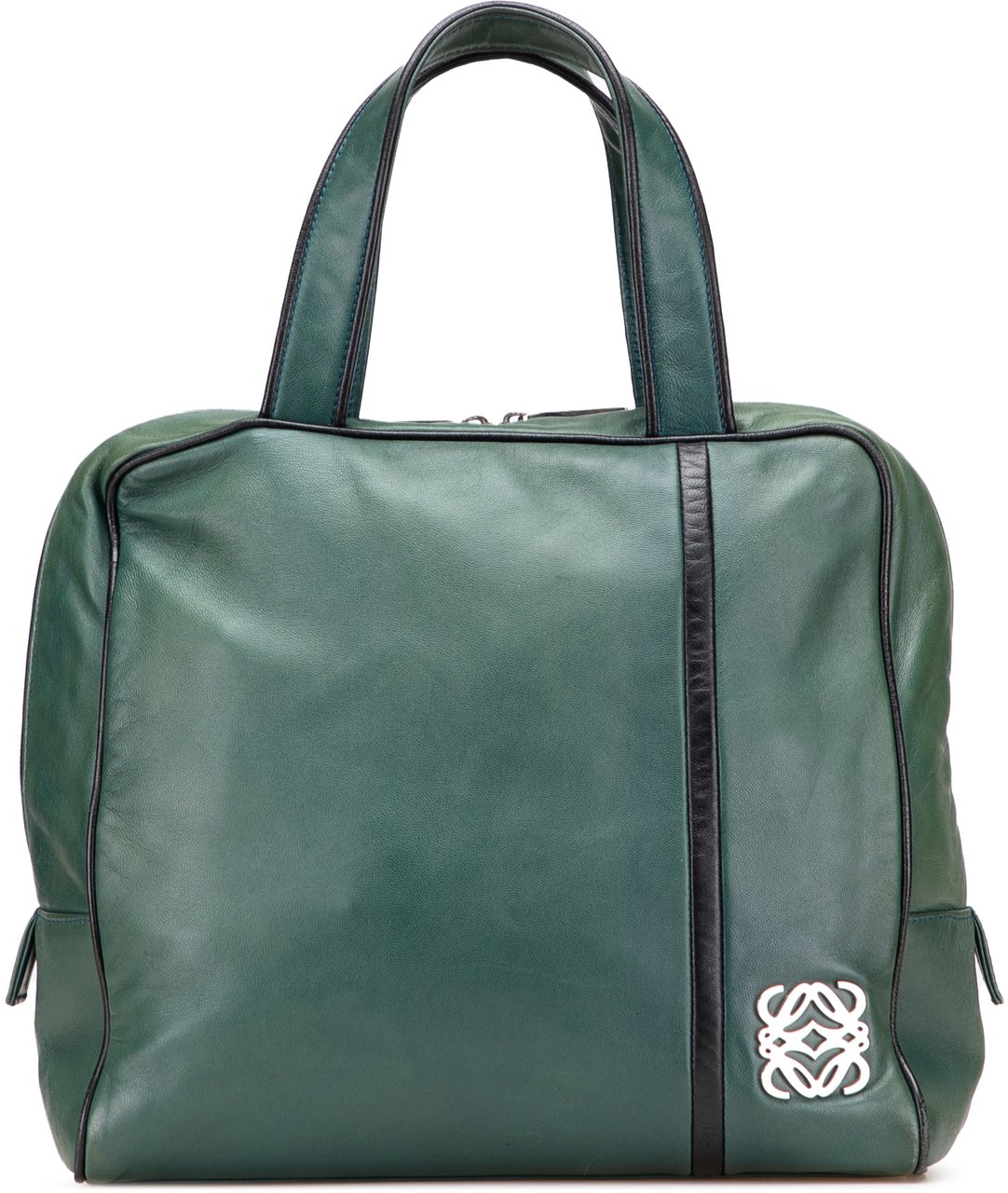 Loewe Anagram Leather Handbag Groen
