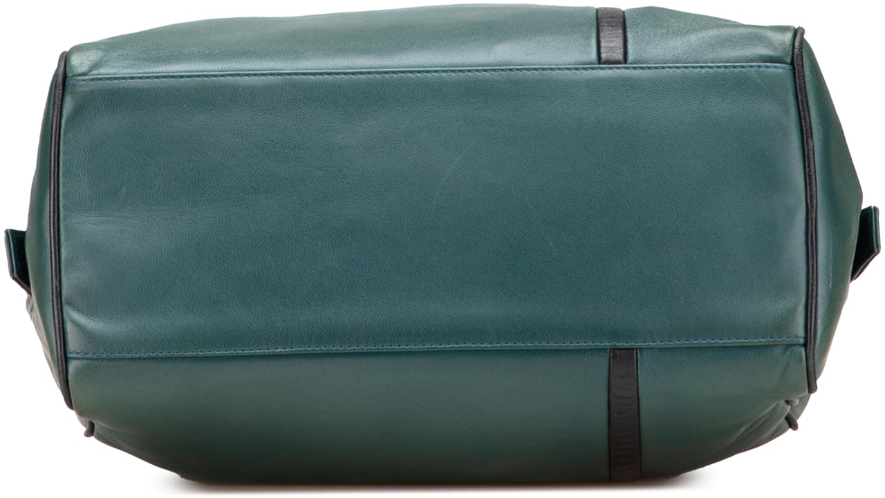 Loewe Anagram Leather Handbag Groen