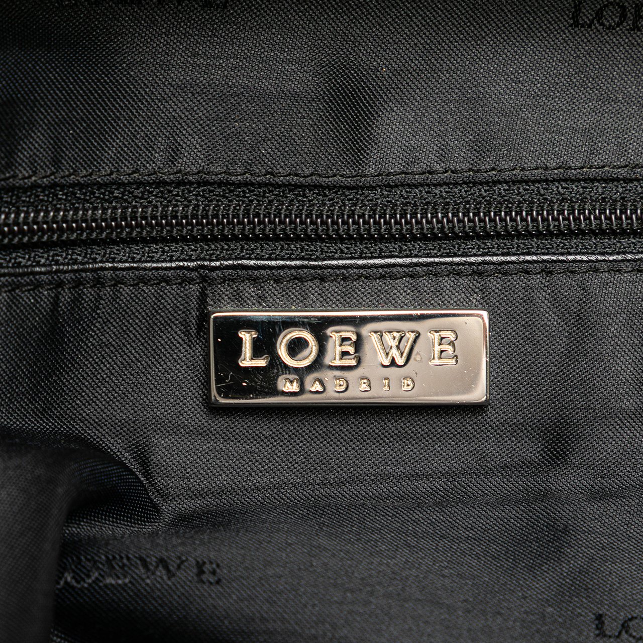 Loewe Anagram Leather Handbag Groen
