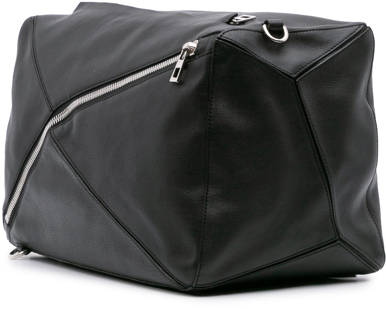 Loewe XL Leather Puzzle Crossbody Zwart