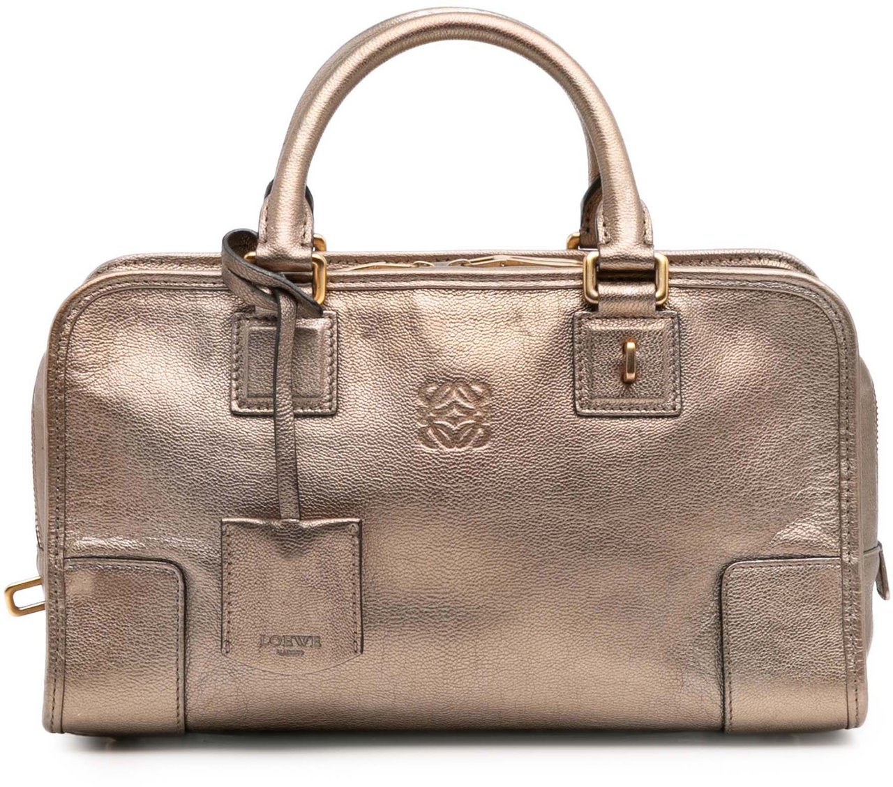 Loewe Metallic Goatskin Amazona 28 Goud