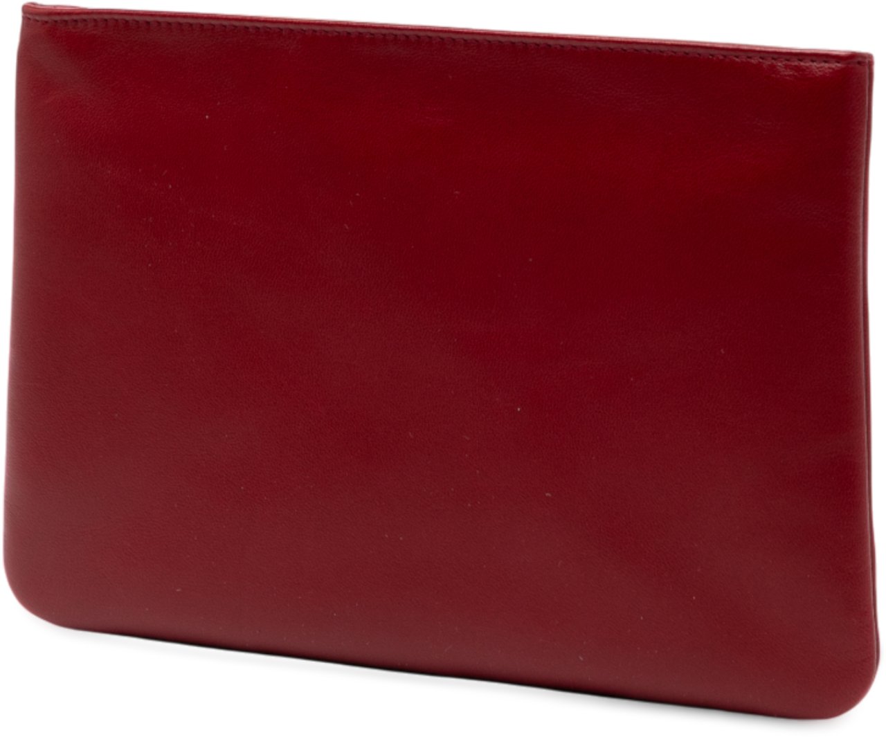 Loewe Leather Anagram Pouch Rood