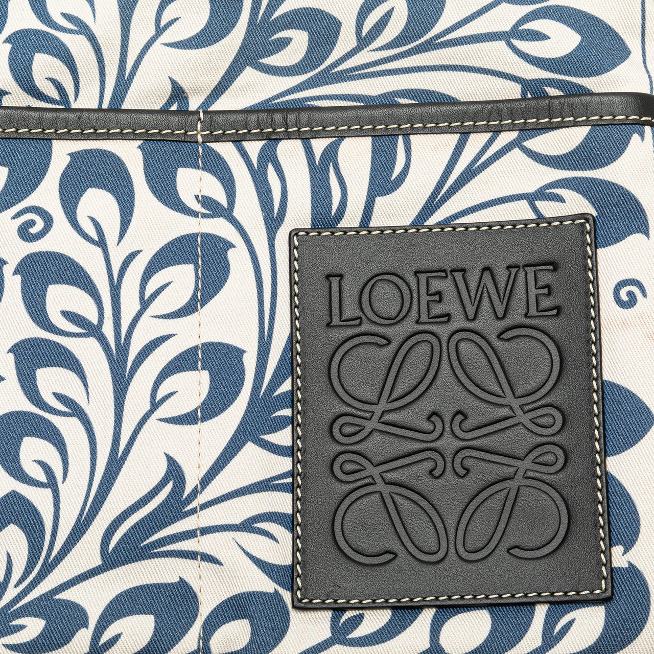 Loewe Anagram Canvas Drawstring Crossbody Wit