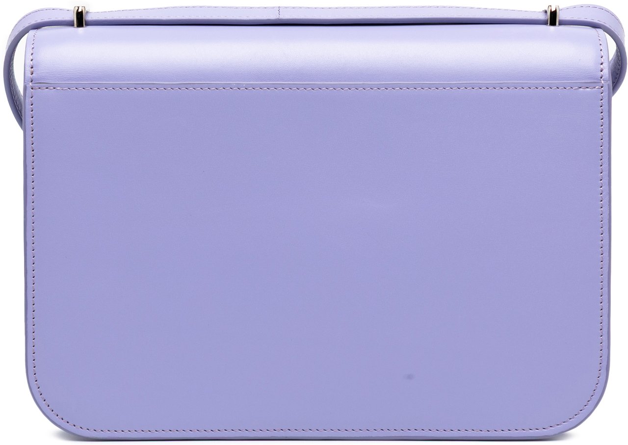 Loewe Medium Leather Goya Crossbody Paars