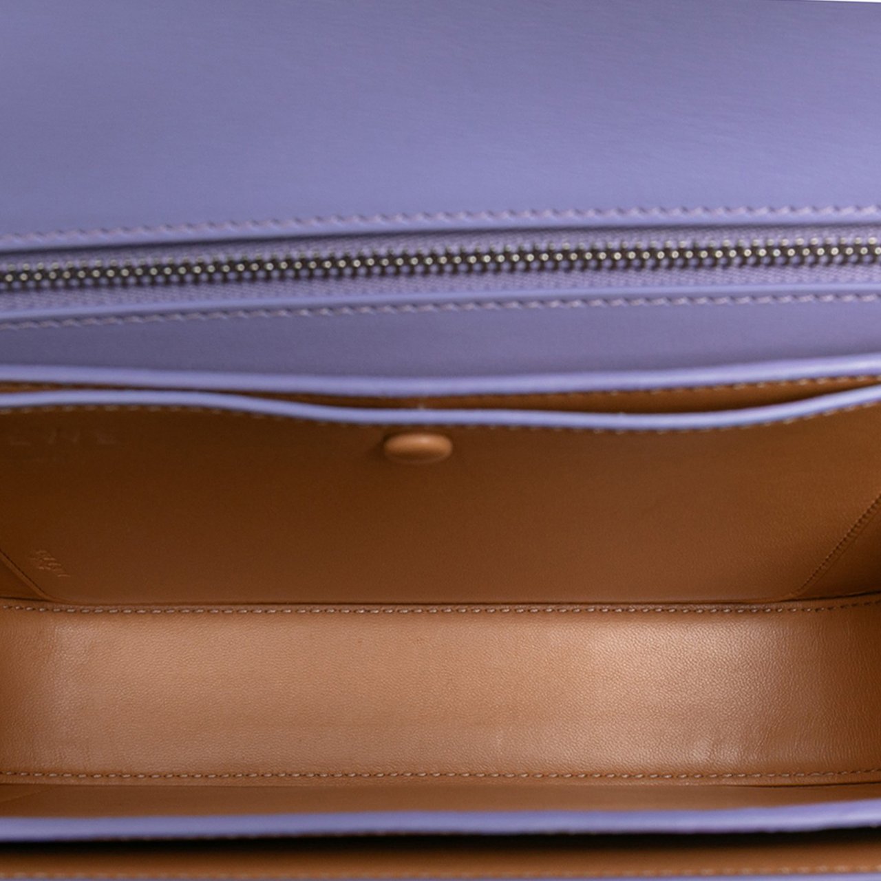 Loewe Medium Leather Goya Crossbody Paars