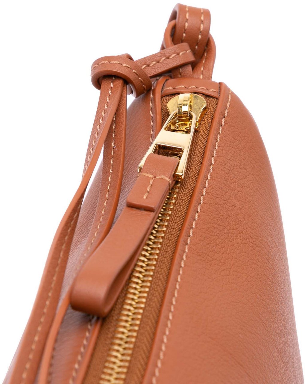Loewe Mini Leather Hammock Hobo Bruin