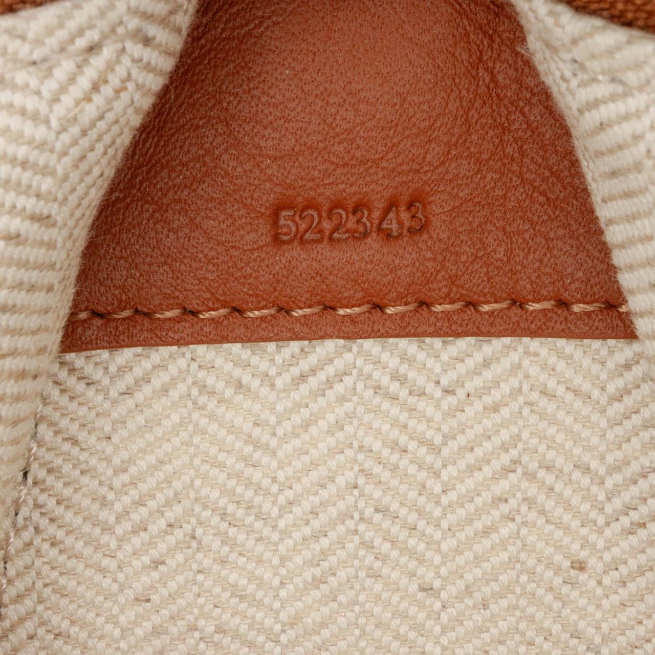 Loewe Mini Leather Hammock Hobo Bruin