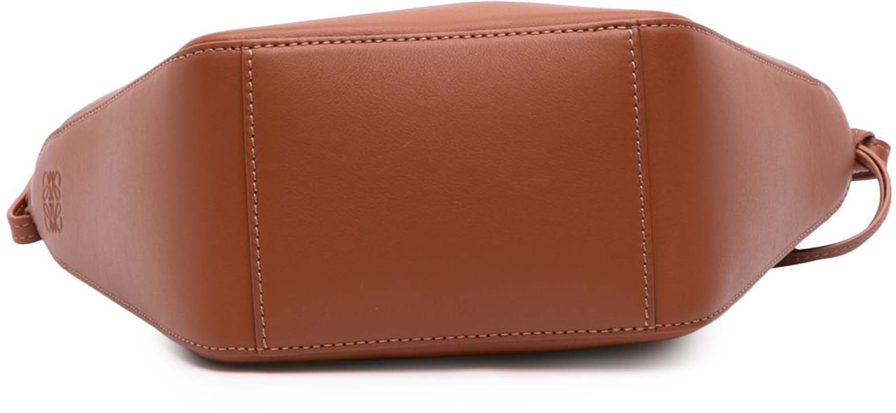 Loewe Mini Leather Hammock Hobo Bruin