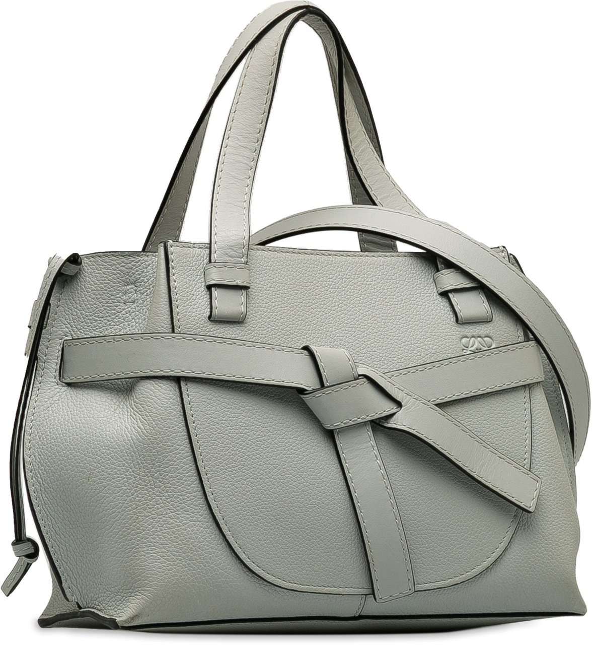 Loewe Mini Gate Top Handle Satchel Grijs