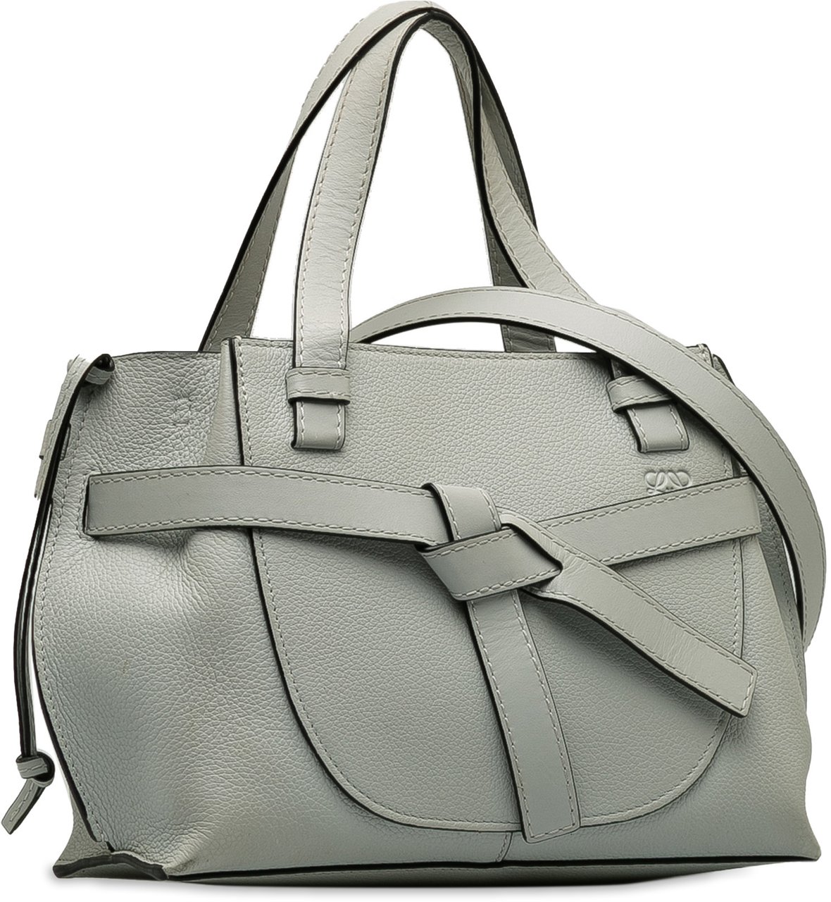 Loewe Mini Gate Top Handle Satchel Grijs