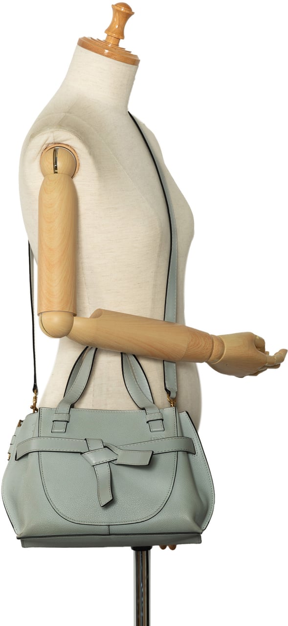 Loewe Mini Gate Top Handle Satchel Grijs