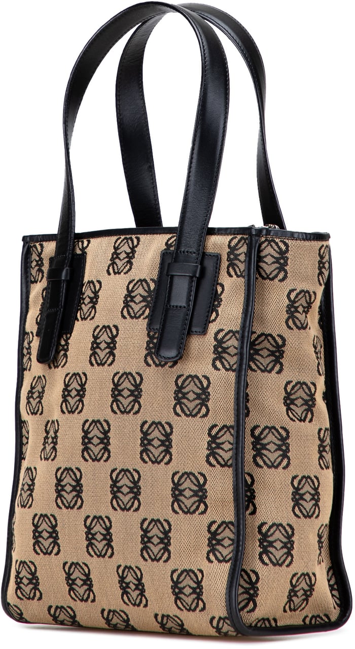 Loewe Anagram Canvas Handbag Bruin