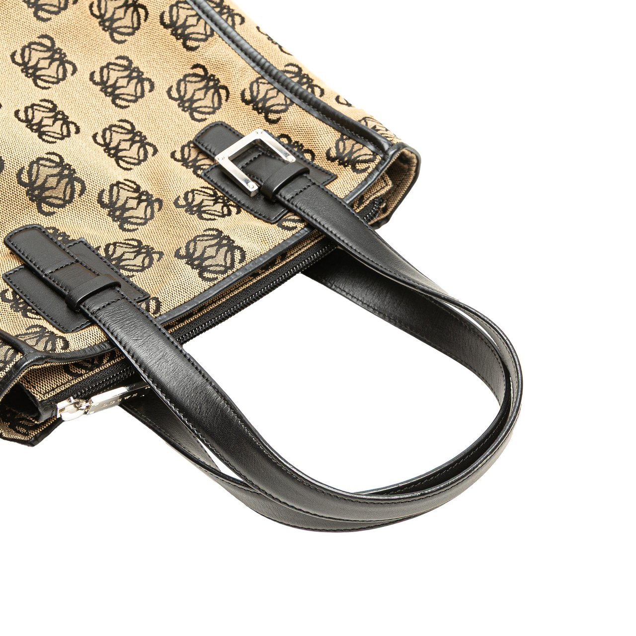 Loewe Anagram Canvas Handbag Bruin