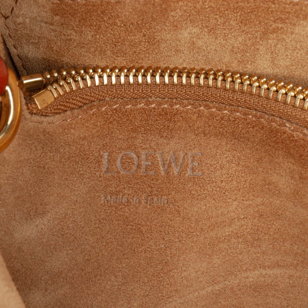 Loewe Small Leather Gate Top Handle Satchel Zwart