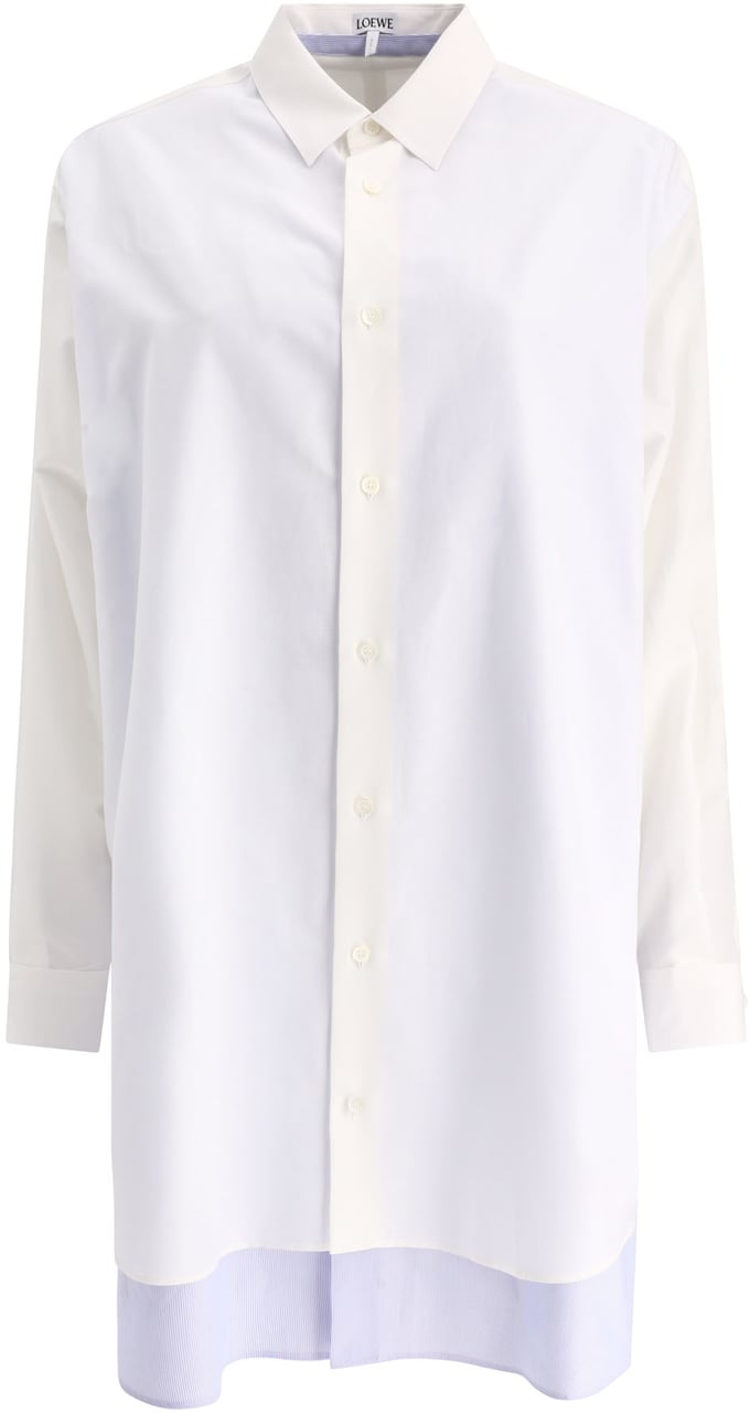Loewe Double layer chemise dress Wit
