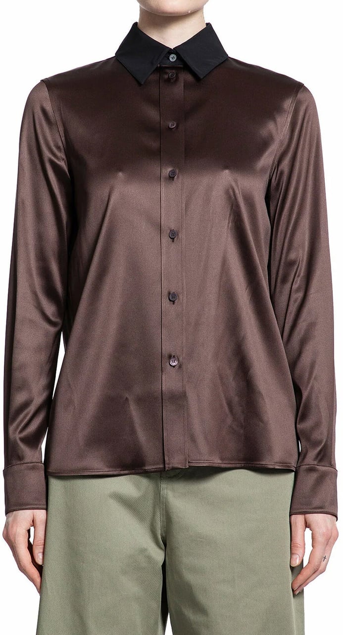 Loewe Loewe Silk Shirt Bruin