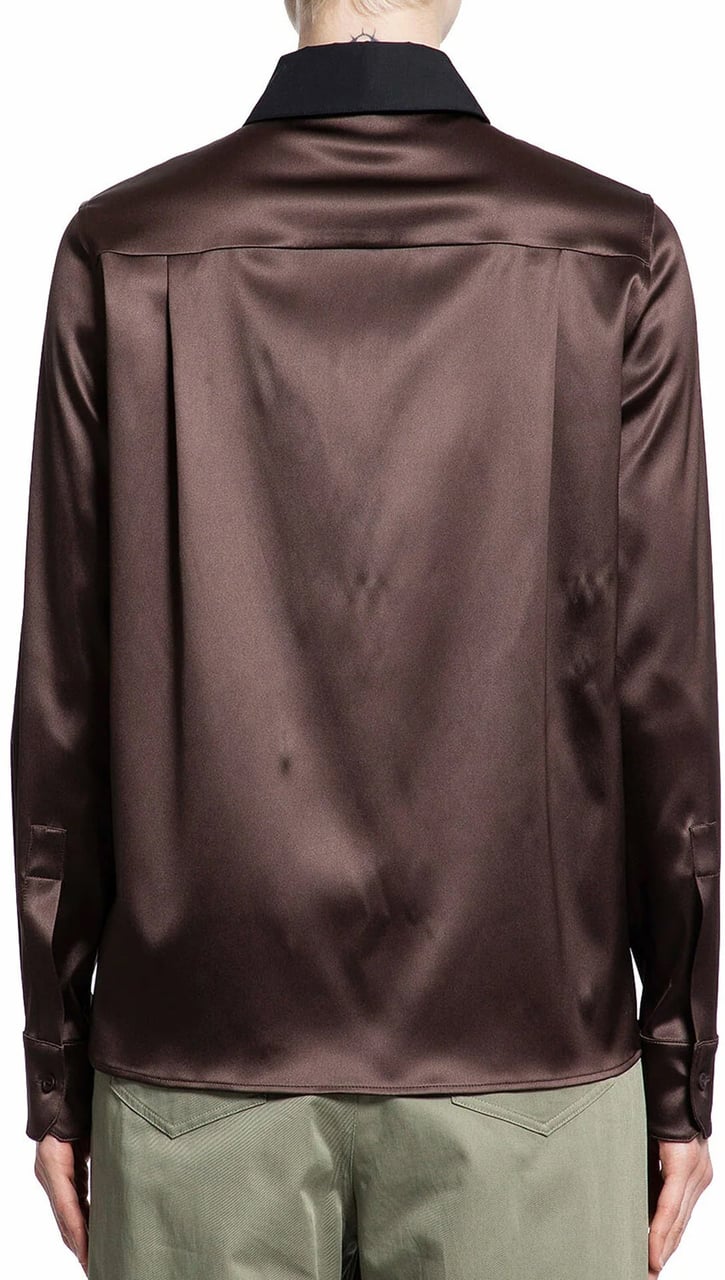 Loewe Loewe Silk Shirt Bruin
