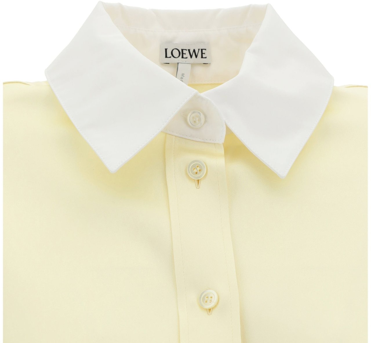Loewe Loewe Silk Shirt Geel