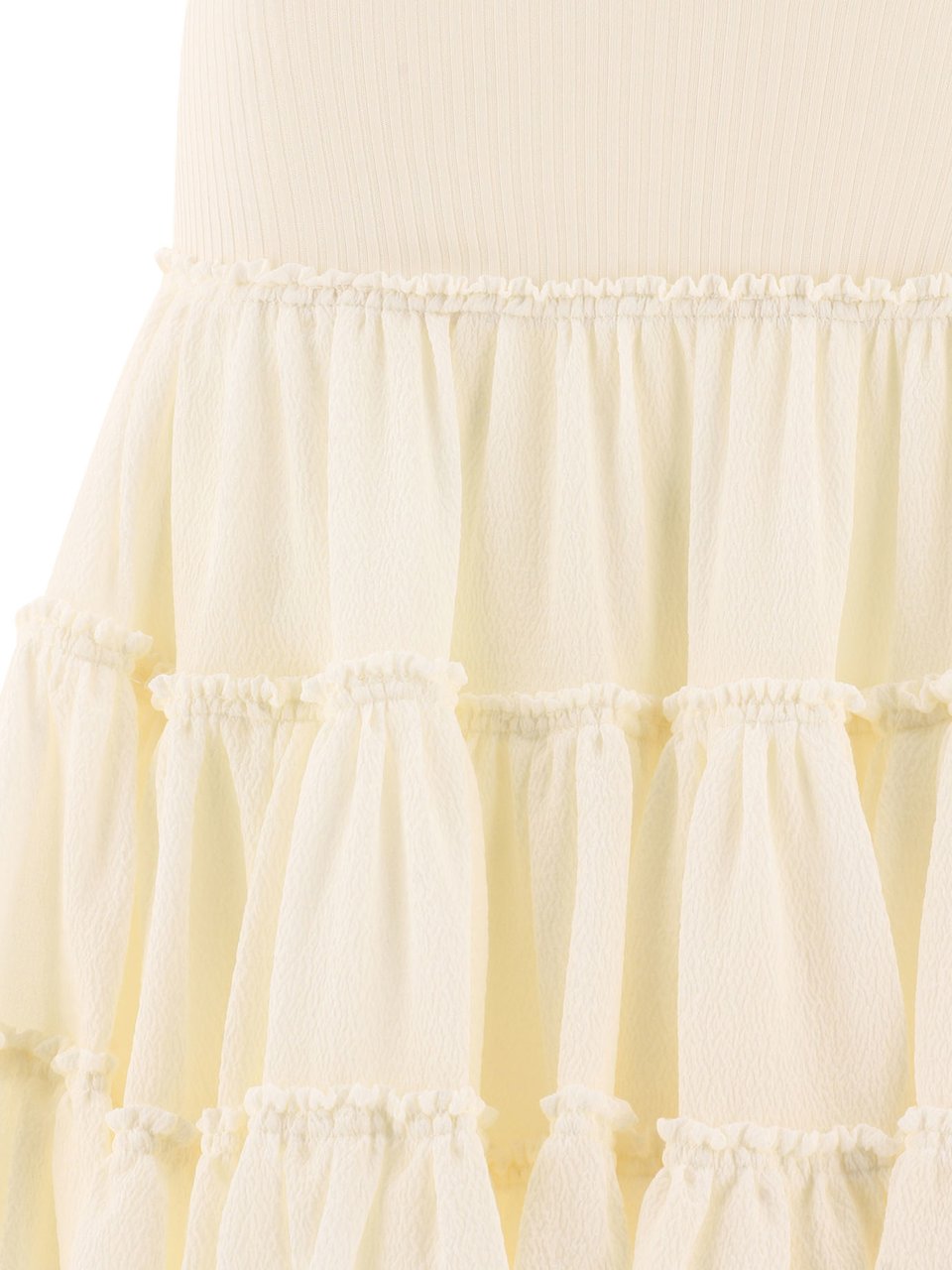 Loewe Ruffled skirt Wit