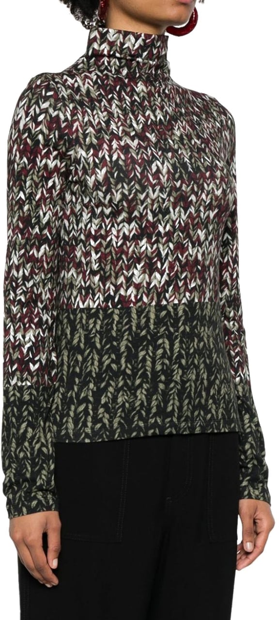 Loewe Cotton Long Sleeves T-Shirt Groen