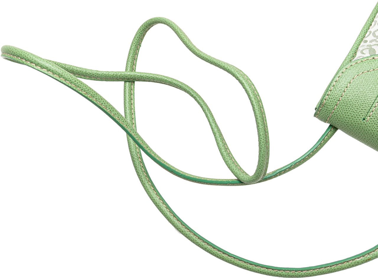 Loewe Anagram Canvas Crossbody Groen