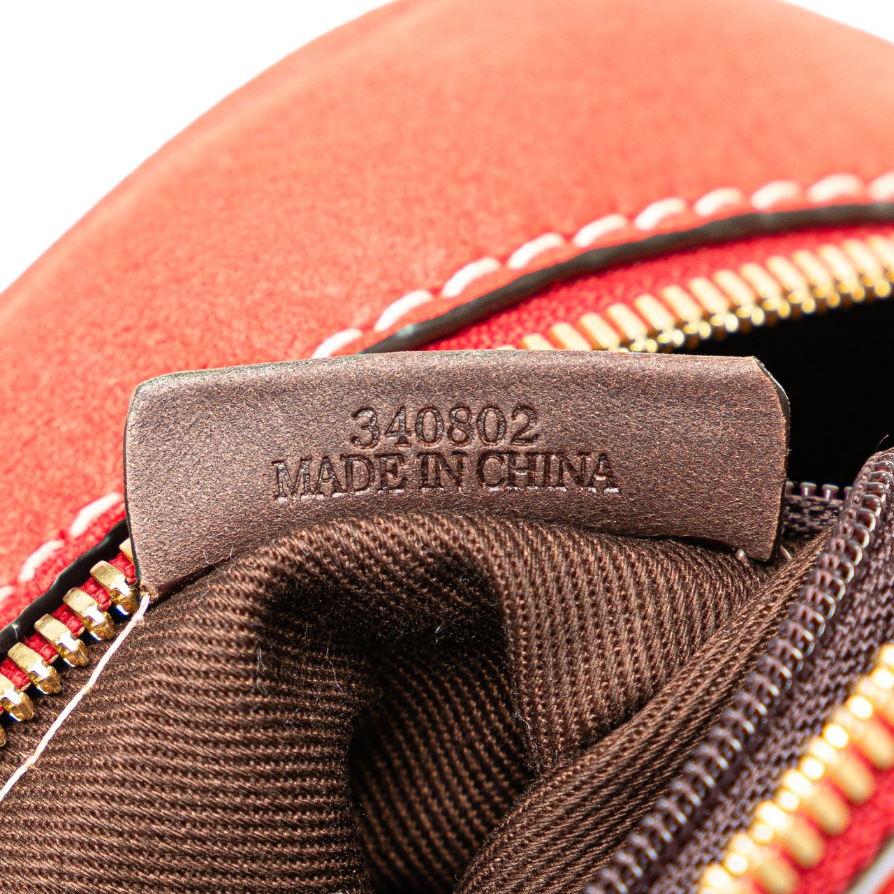 Loewe Leather Anagram Tassel Handbag Rood